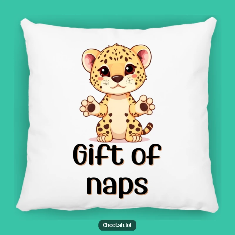 Soft Funny Cheetah Cub Prize Presenter Pillow: Cozy Comfort Gift