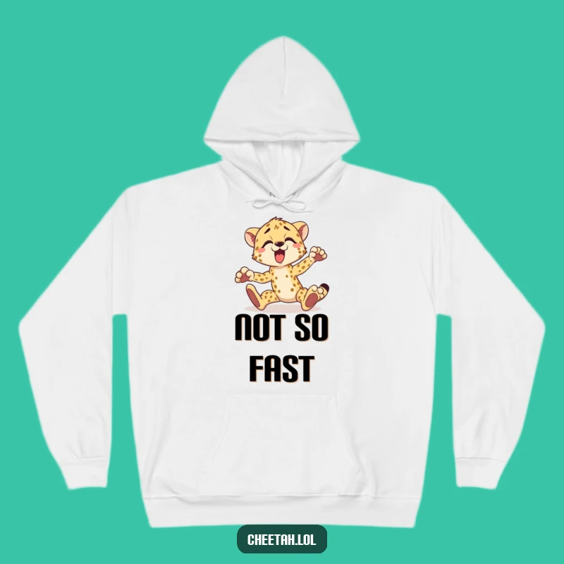 Funny Cheetah Hoodie: Cozy Tripping Animal Wear for Chilly Days